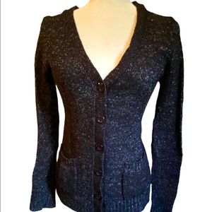 Black Crimson NY Button Up Cardigan
